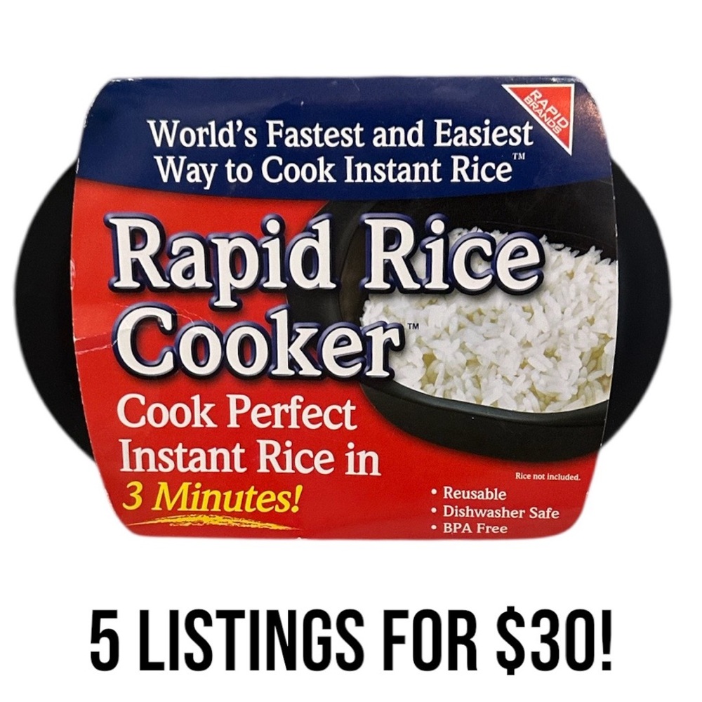 New Rapid Rice Cooker 3 Minutes Microwave As Seen on TV- recommend